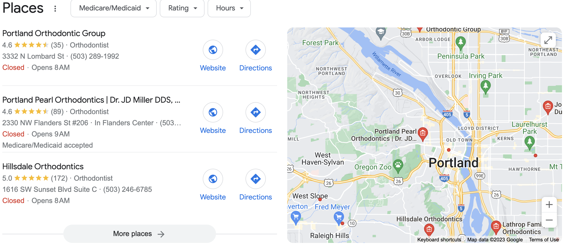 orthodonists in portland